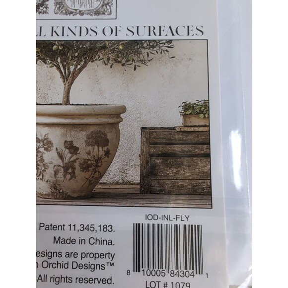 Iron Orchid Designs IOD - Floriography Paint Inlay - Picture 6 of 6